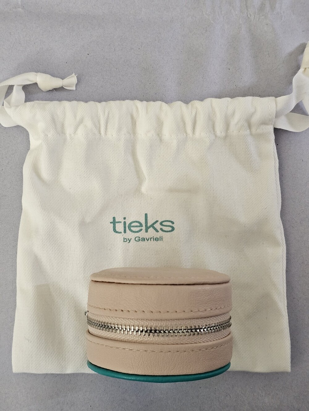 Tieks Ballerina Pink Leather Jewelry Case